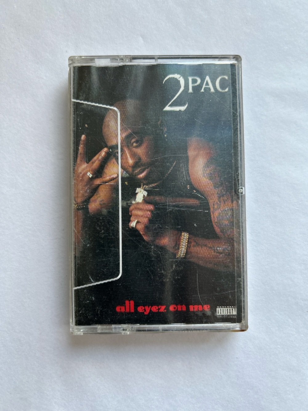 2pac All Eyez on Me Original 1996 Canadian Cinram Cassette Tape Death Row *Fair